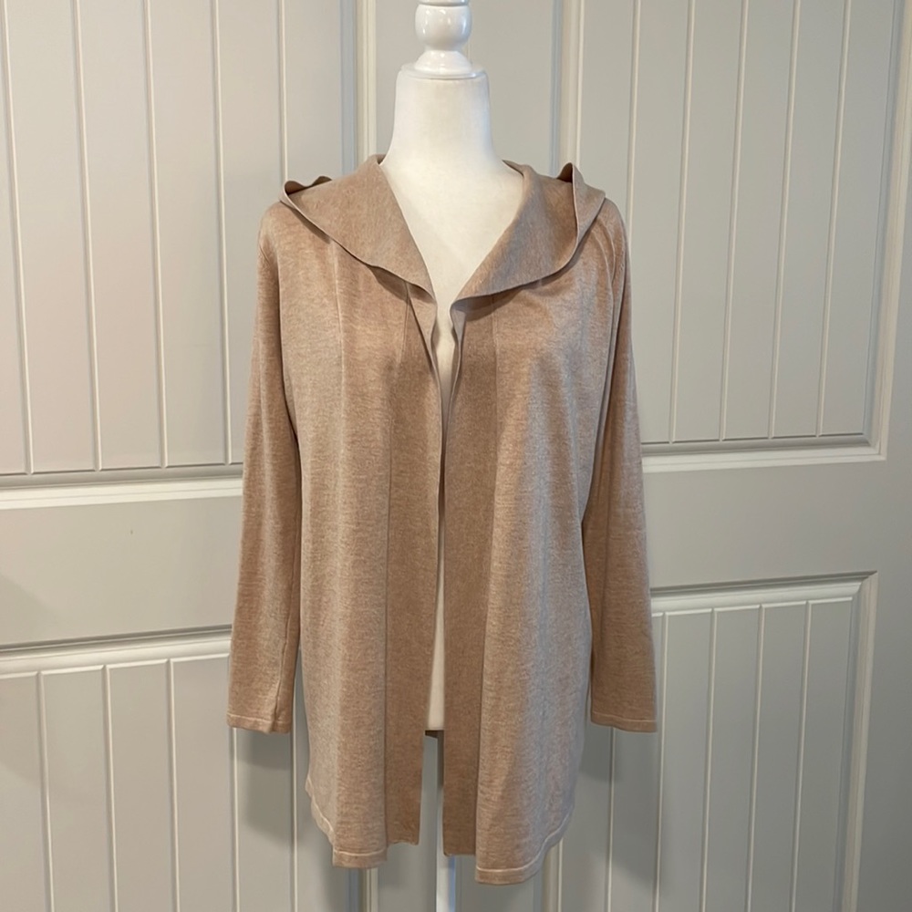 Cyrus NWT Open Front Knit Hooded Cardigan